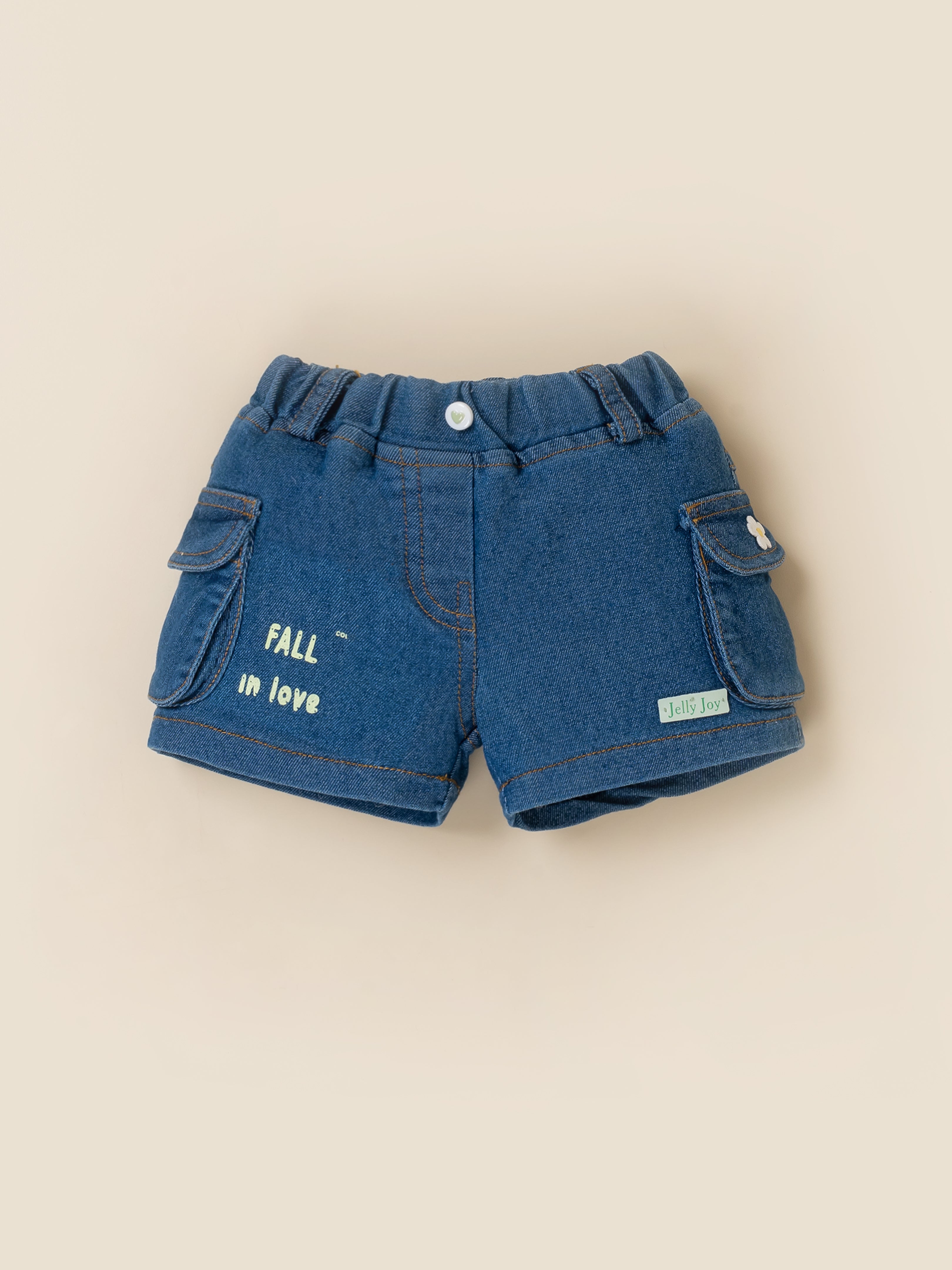 Baby Girls Top with Denim Shorts