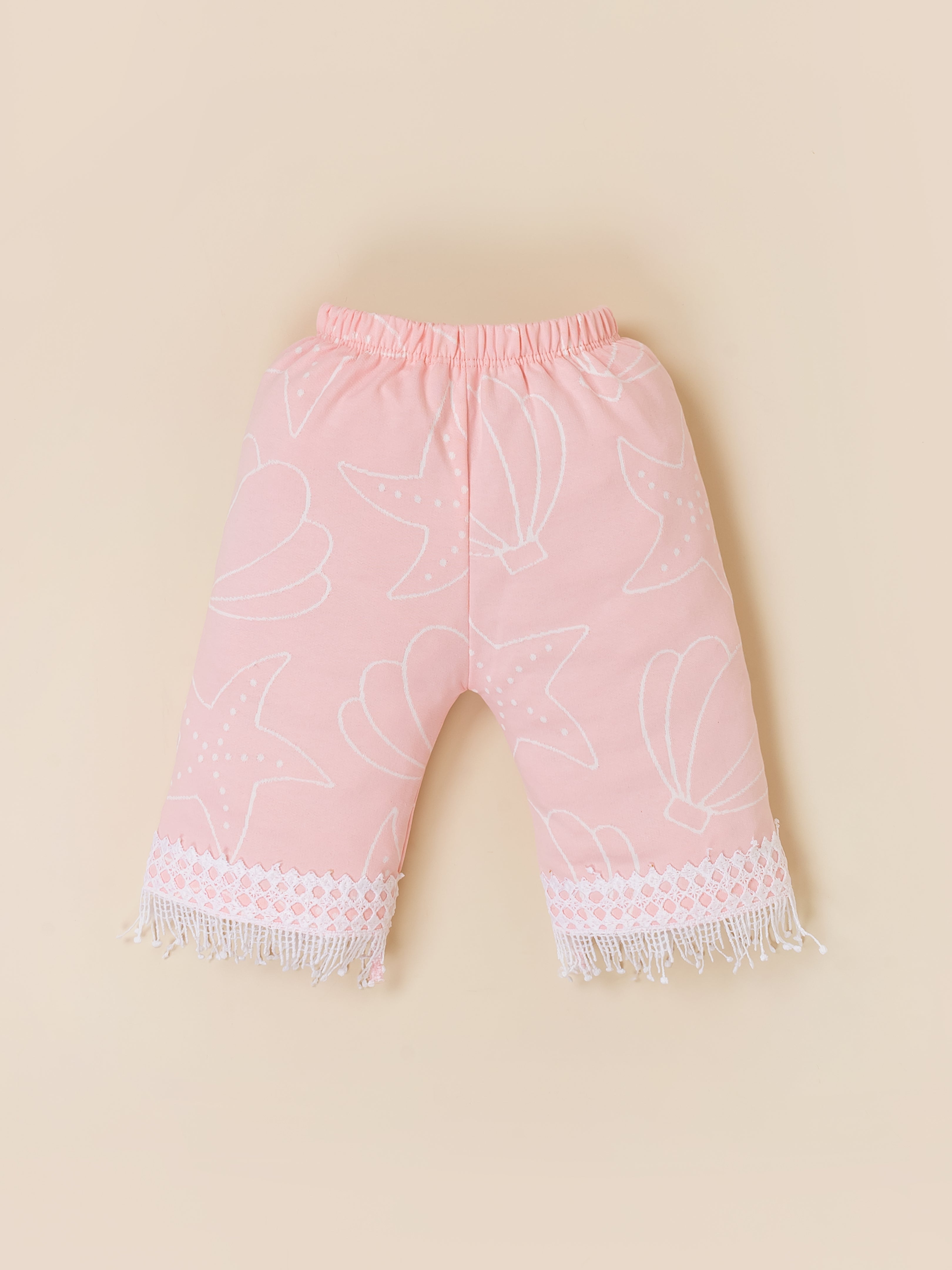 Baby Girls Graphic Printed Top and Matching Pants Set