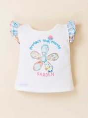 Toddler Printed Top & Shorts Casual Outfit