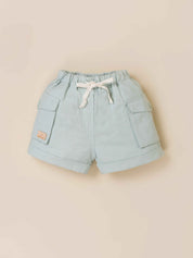 Girls Striped Jacket, Graphic Tee & Denim Shorts Set