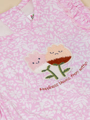 Baby Girls Floral Ruffle Top & Shorts Set