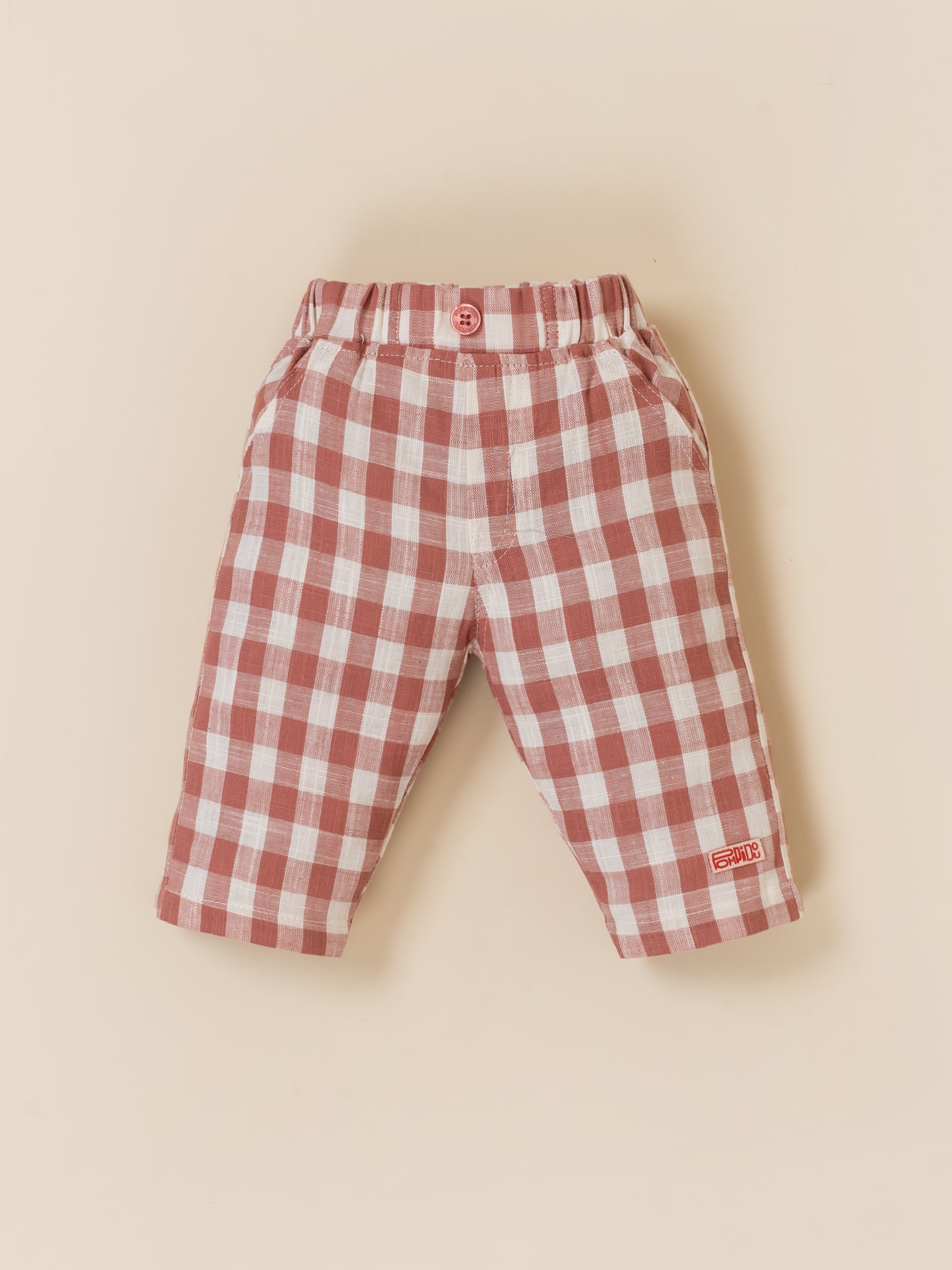 Baby Boys 3-Piece Checked Party Suit