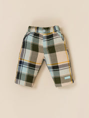 Baby Boy Plaid Vest & Trouser Set