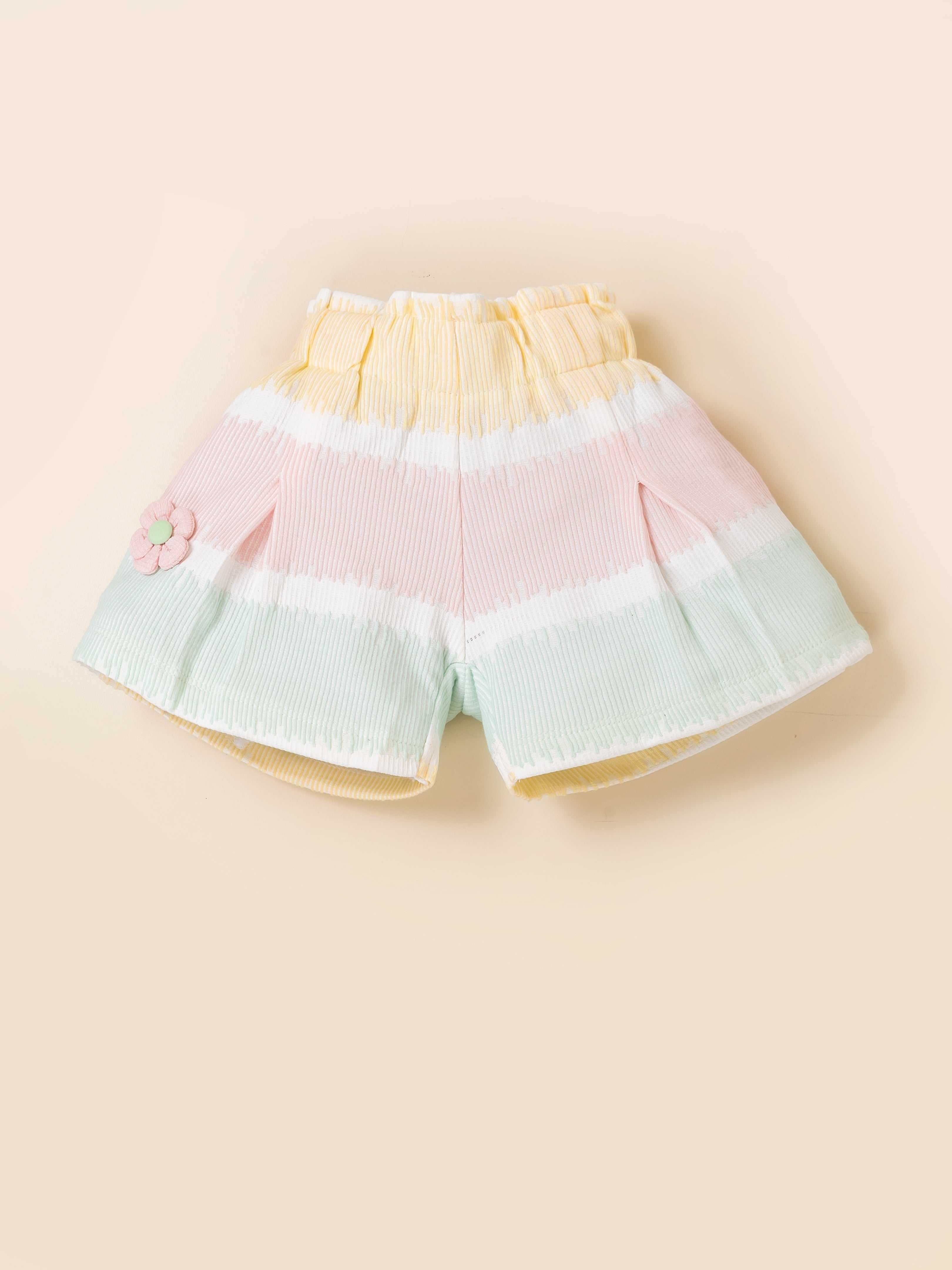 Infant Girls Cotton T-Shirt & Shorts Set