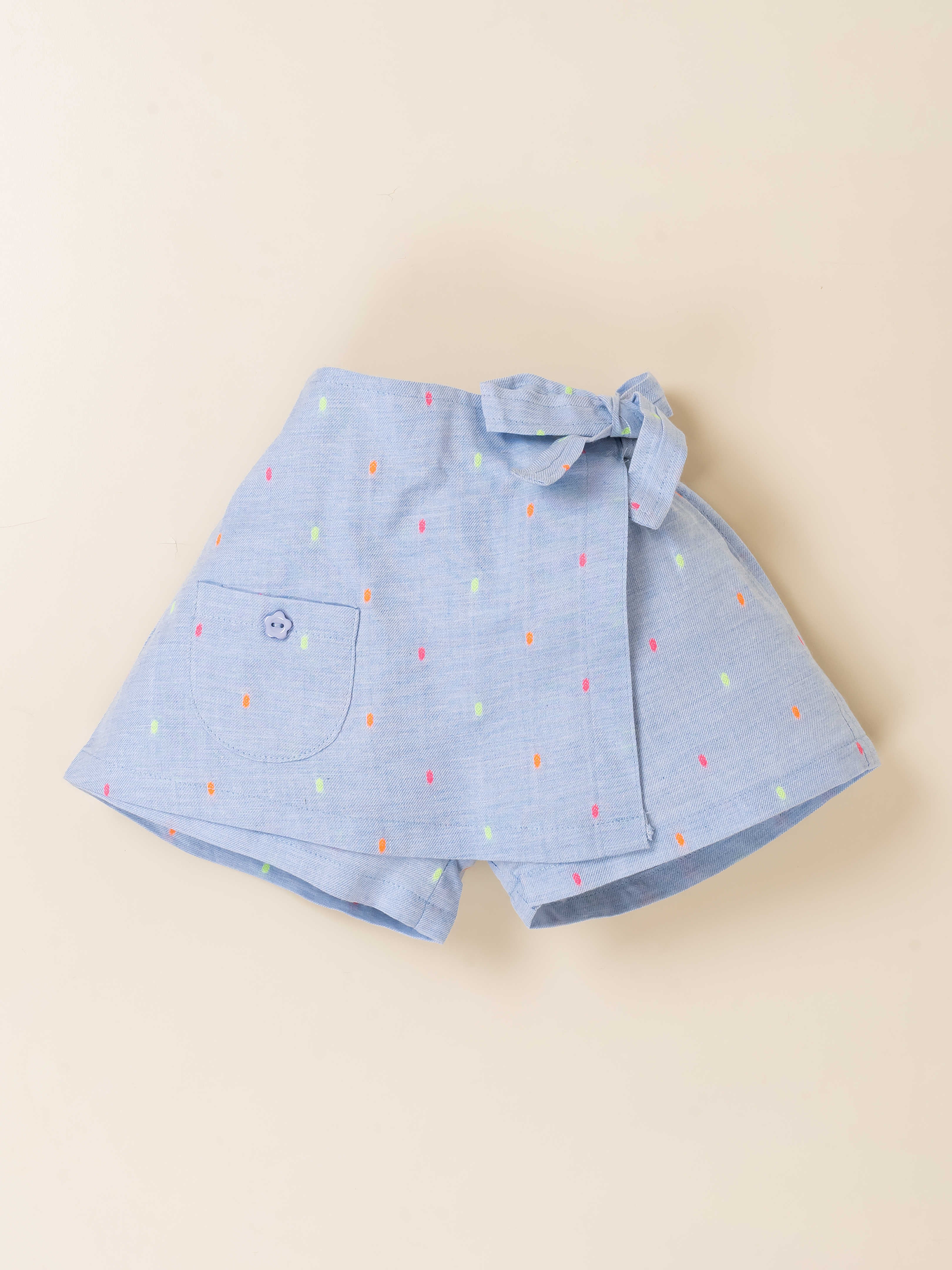 Toddler Girl Top and Skirt Embroidered Check Set