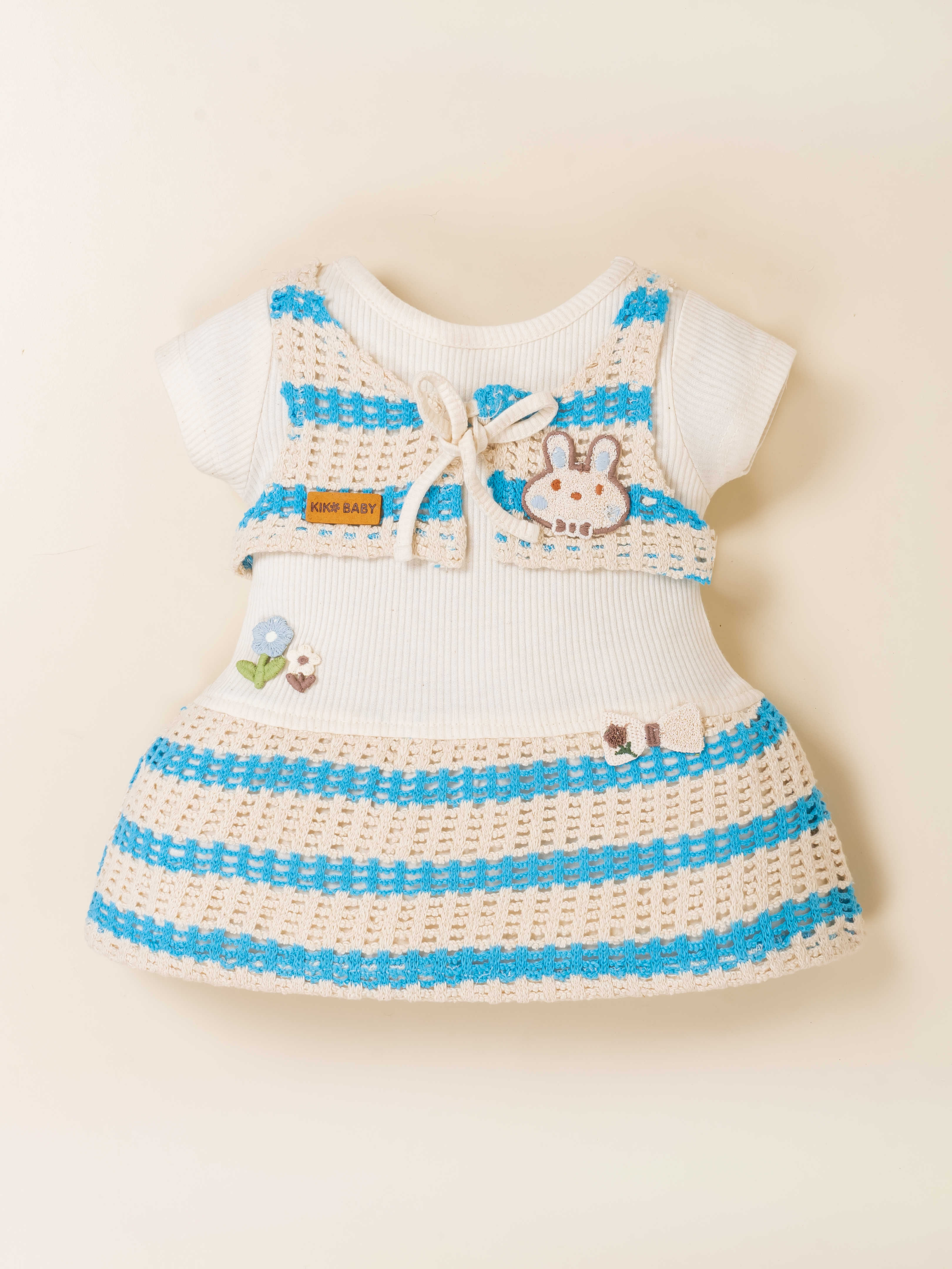 Girls Premium Frock with Matching Panty and Shoulder Bag
