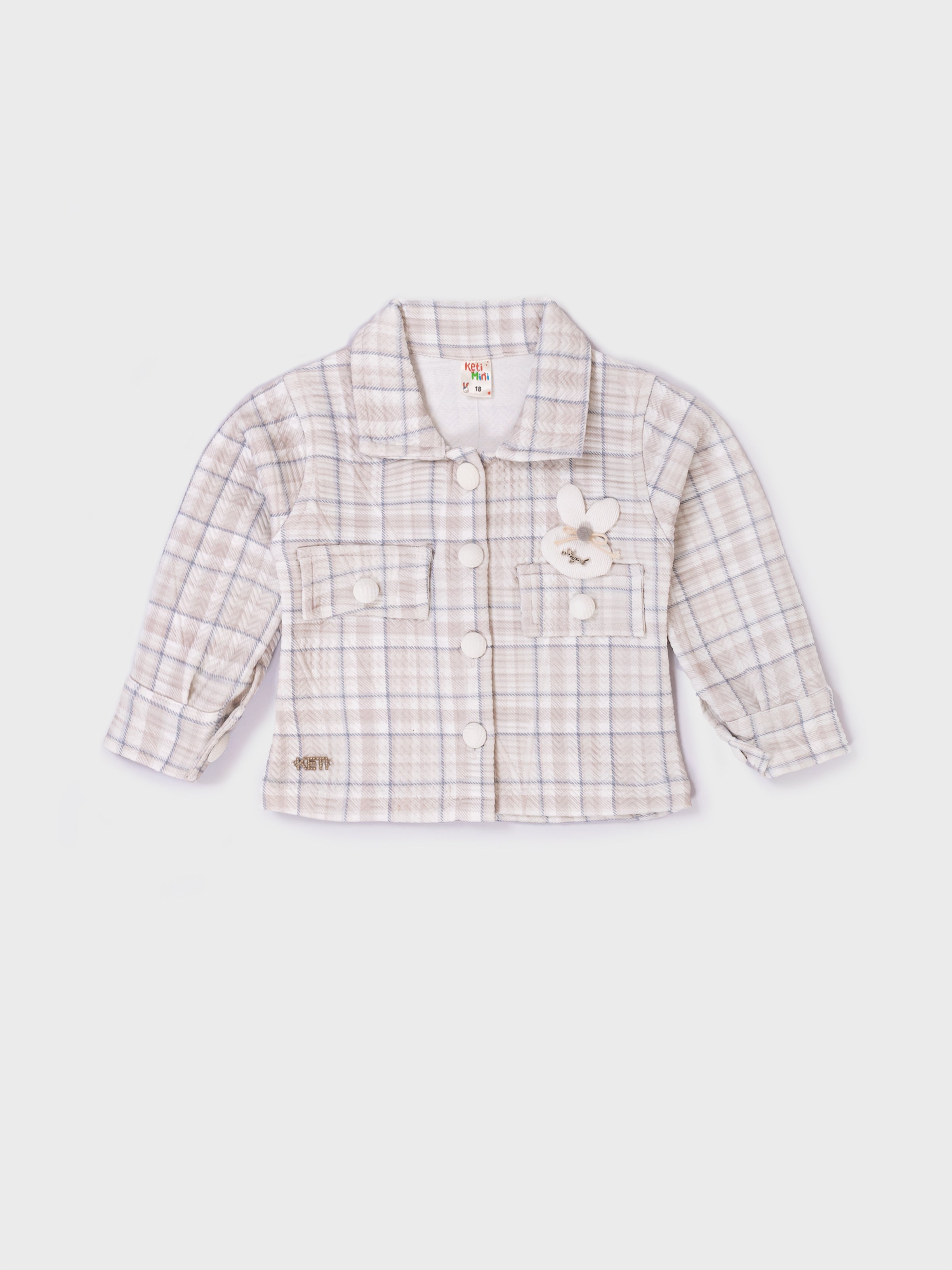 Checked Jacket & Cargo Pants Co-ord Set