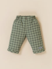 Baby Boy Plaid Vest & Trouser Set