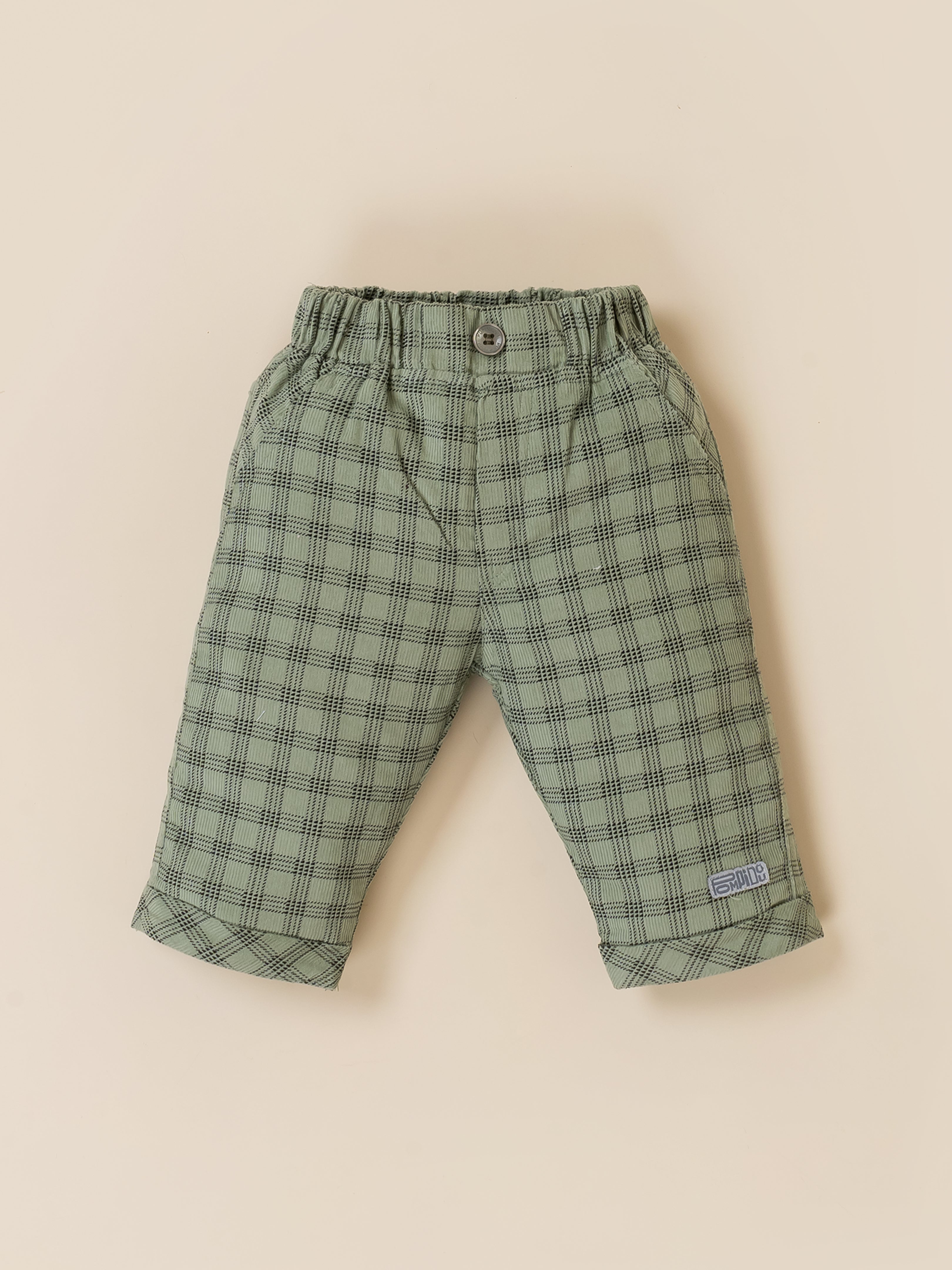 Baby Boy Plaid Vest & Trouser Set