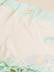 Baby Girl Clothing Set with Top, Shorts & Bodysuit