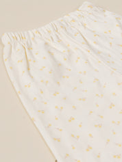 Dungaree with Printed Top & Pants Set