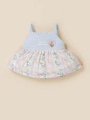 Baby Girls Peplum Top with Bloomer Shorts