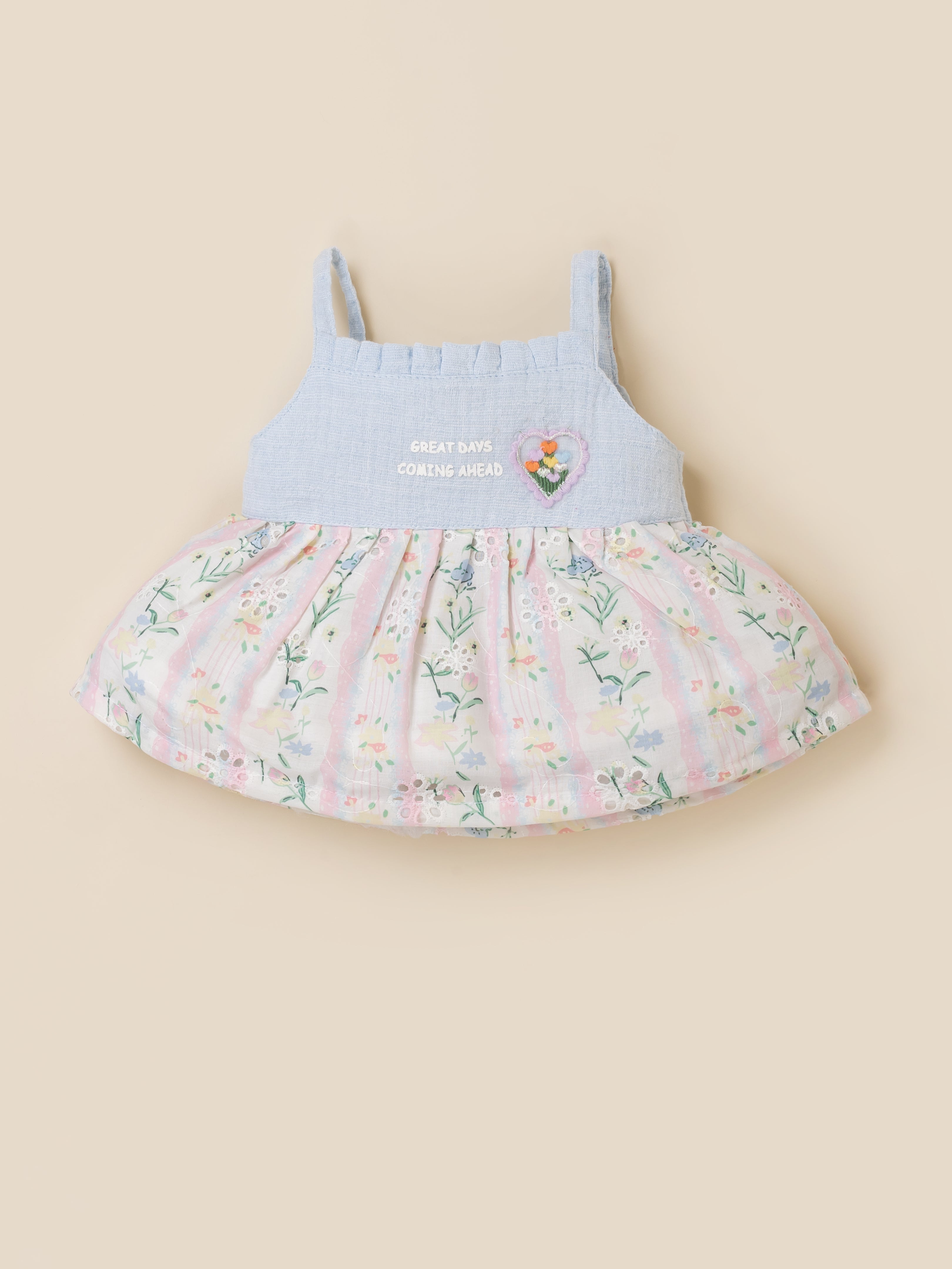 Baby Girls Peplum Top with Bloomer Shorts