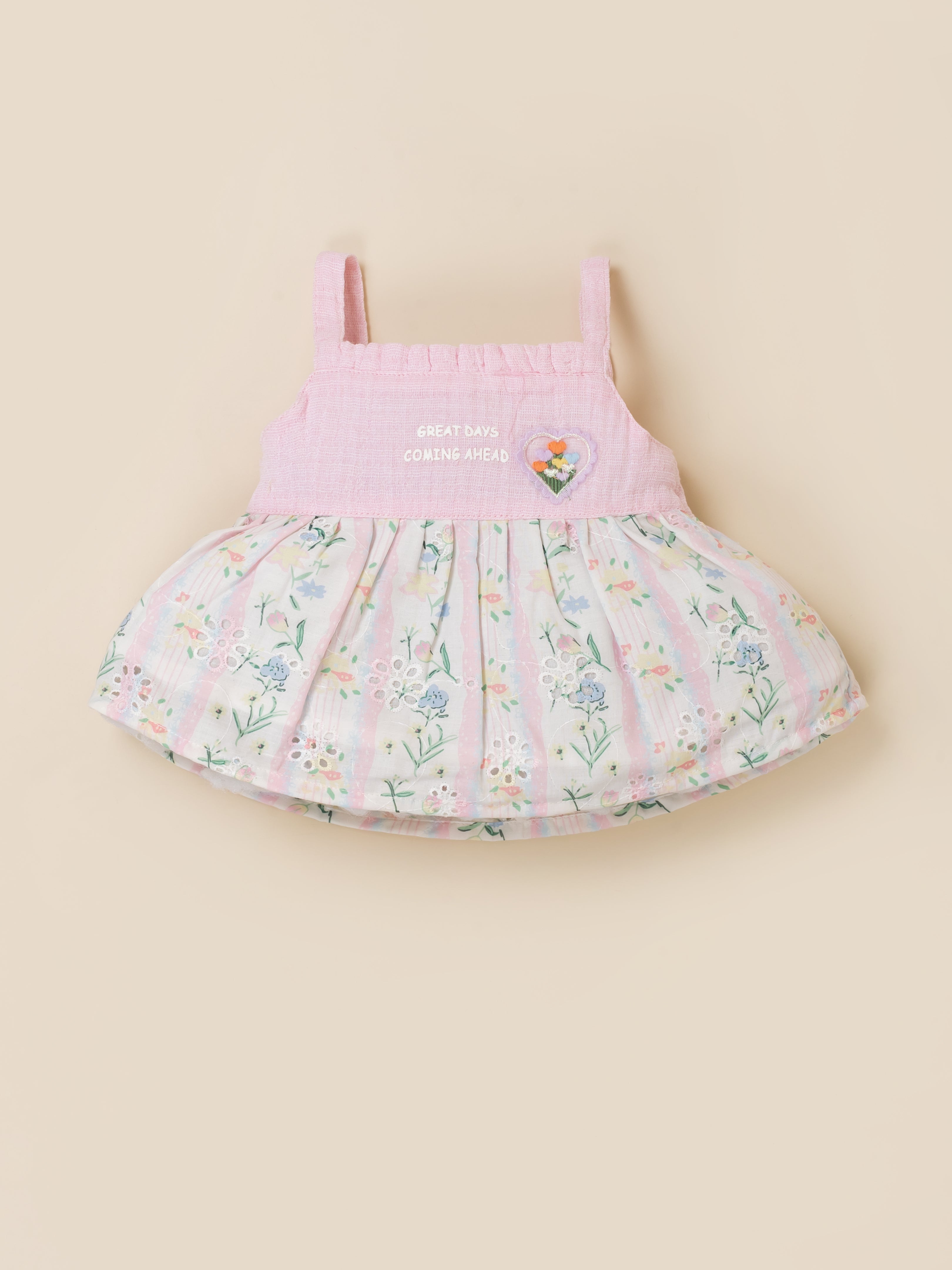 Baby Girls Peplum Top with Bloomer Shorts