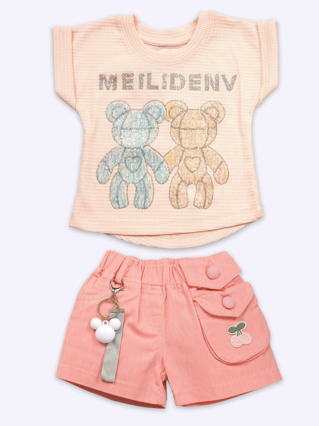 Cotton Top With Shorts Clothing Set