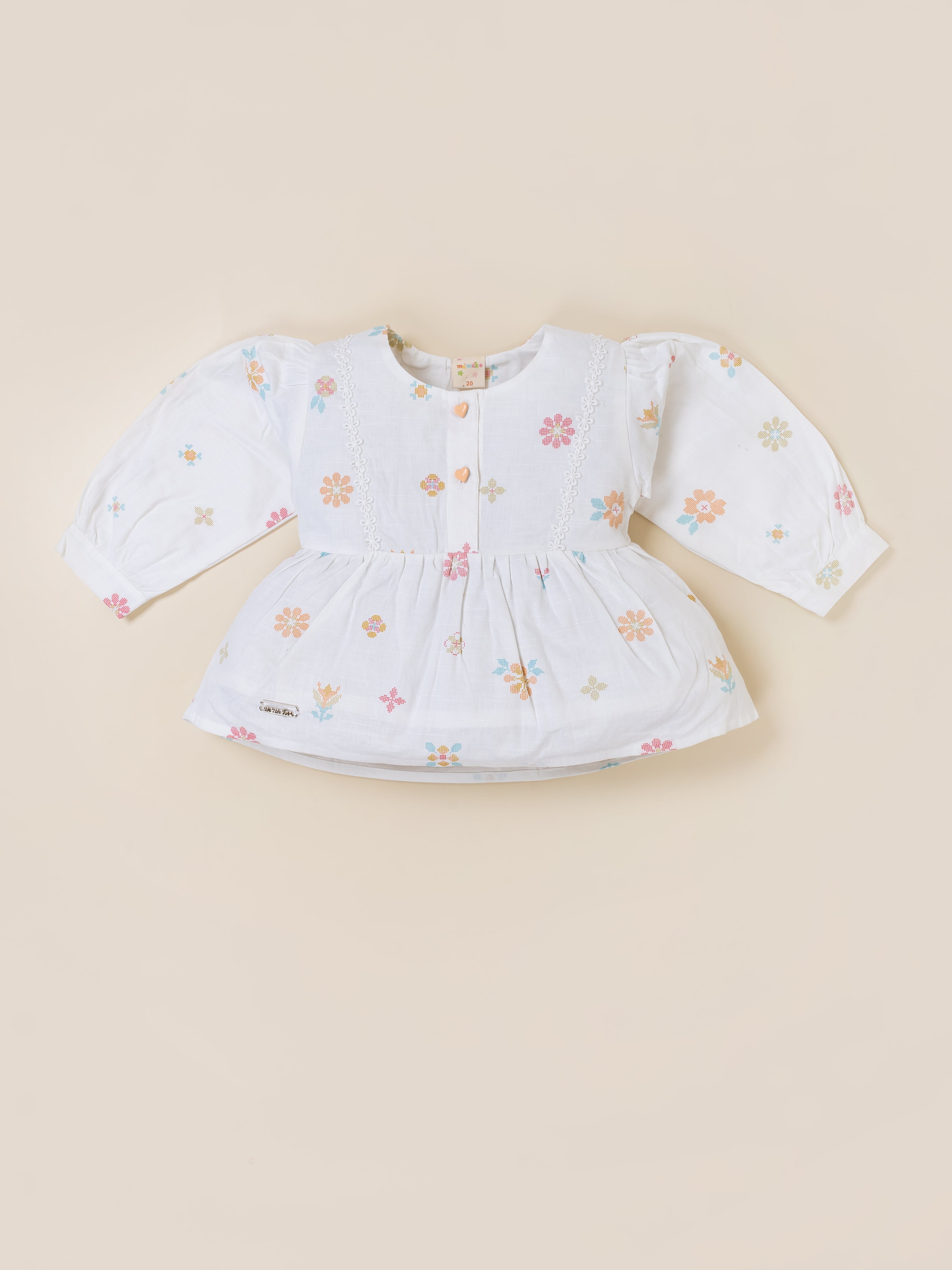 Girls Full Sleeve Top with Wide Leg Pants