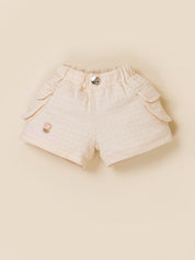 Baby Girl Cotton Top & Shorts Set