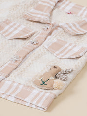 Jacket & Pant Set with Inner Top