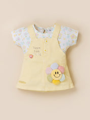 Baby Girl Dungaree Set