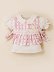 Girls Stylish Top & Capri Pant Set