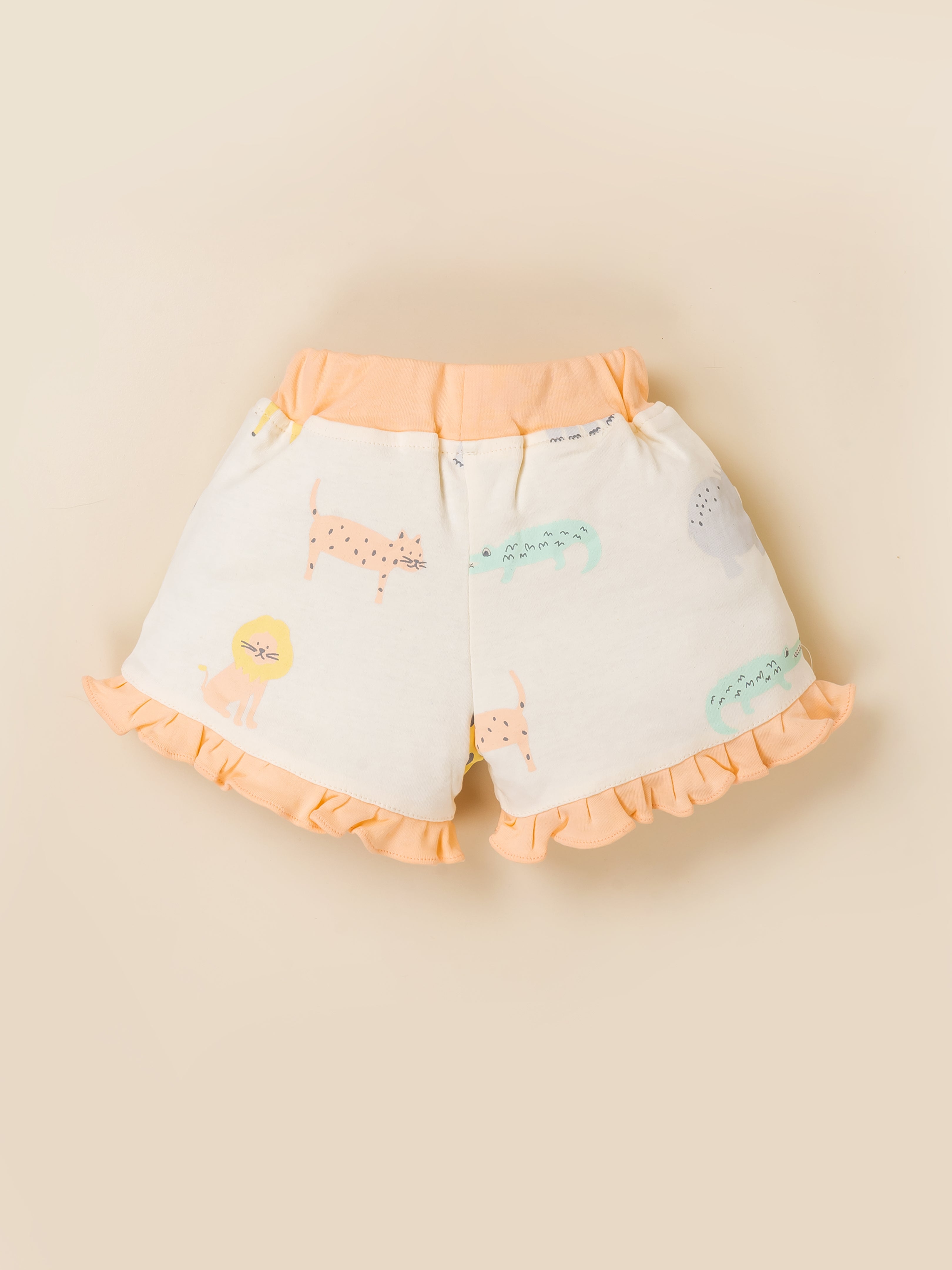 Baby Girl Clothing Set with Top, Shorts & Bodysuit
