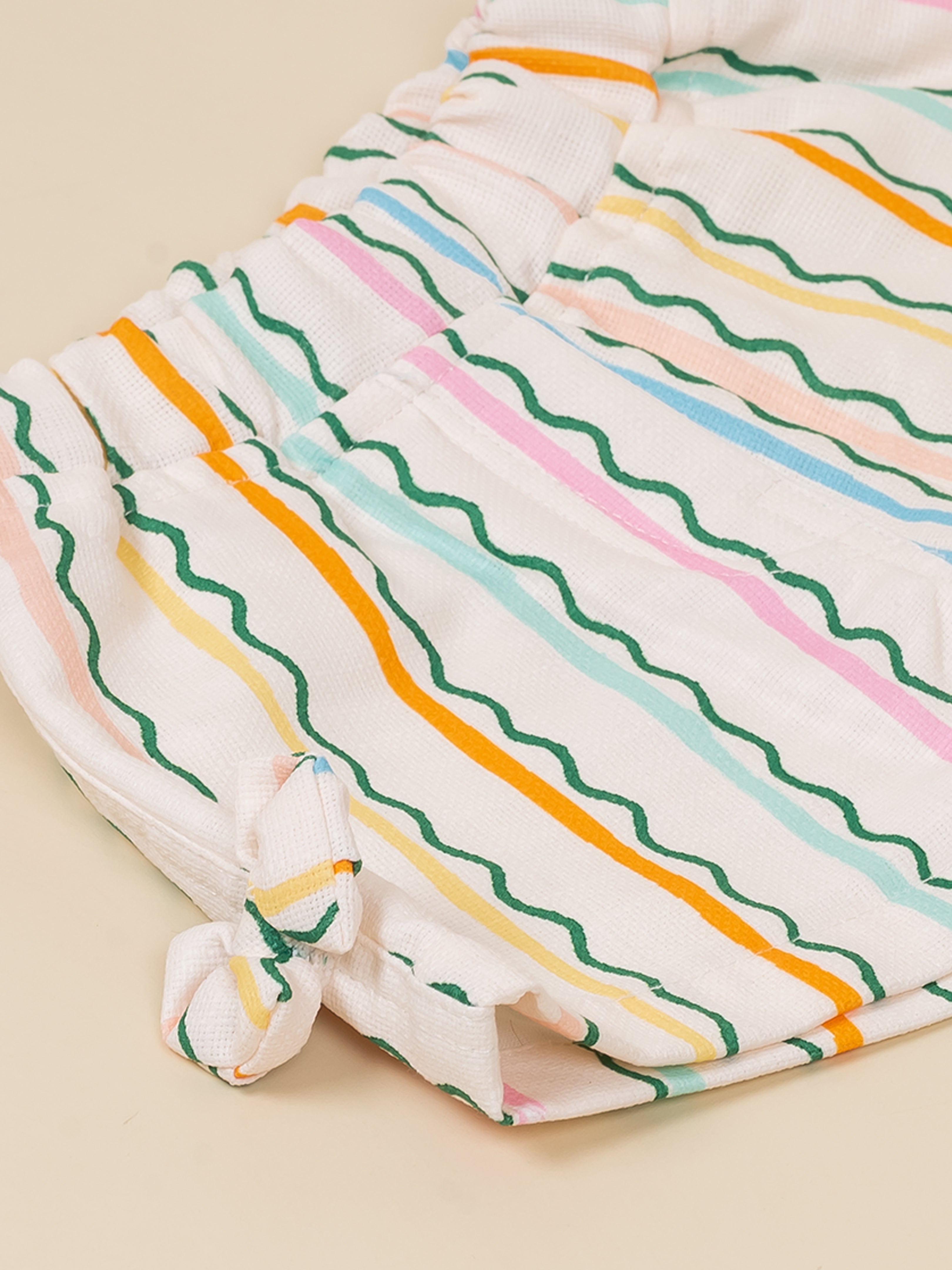 Baby Girls 2-Piece Ocean Shorts Set