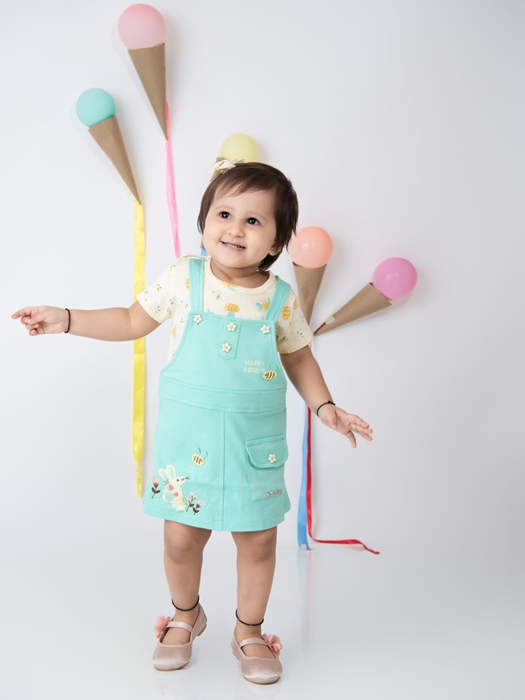 Dungaree Dresses with Panty