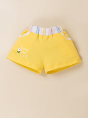 Baby Girls Striped Sleeveless Top & Shorts Set