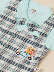 Baby Boy Plaid Vest & Trouser Set