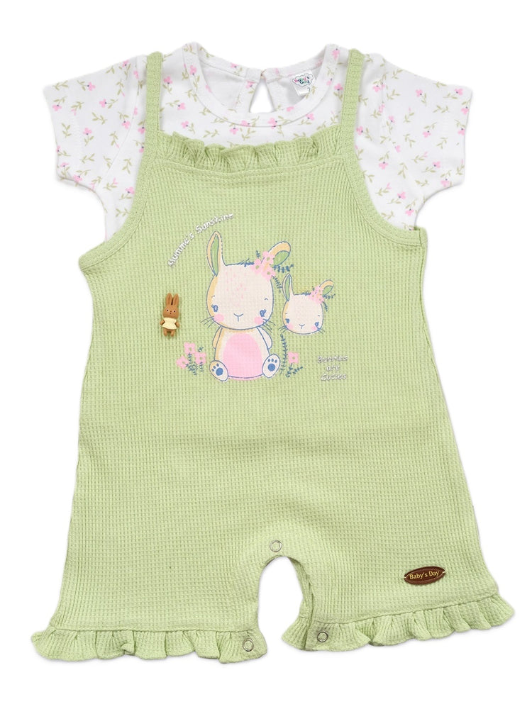 Waffle Knit Romper set