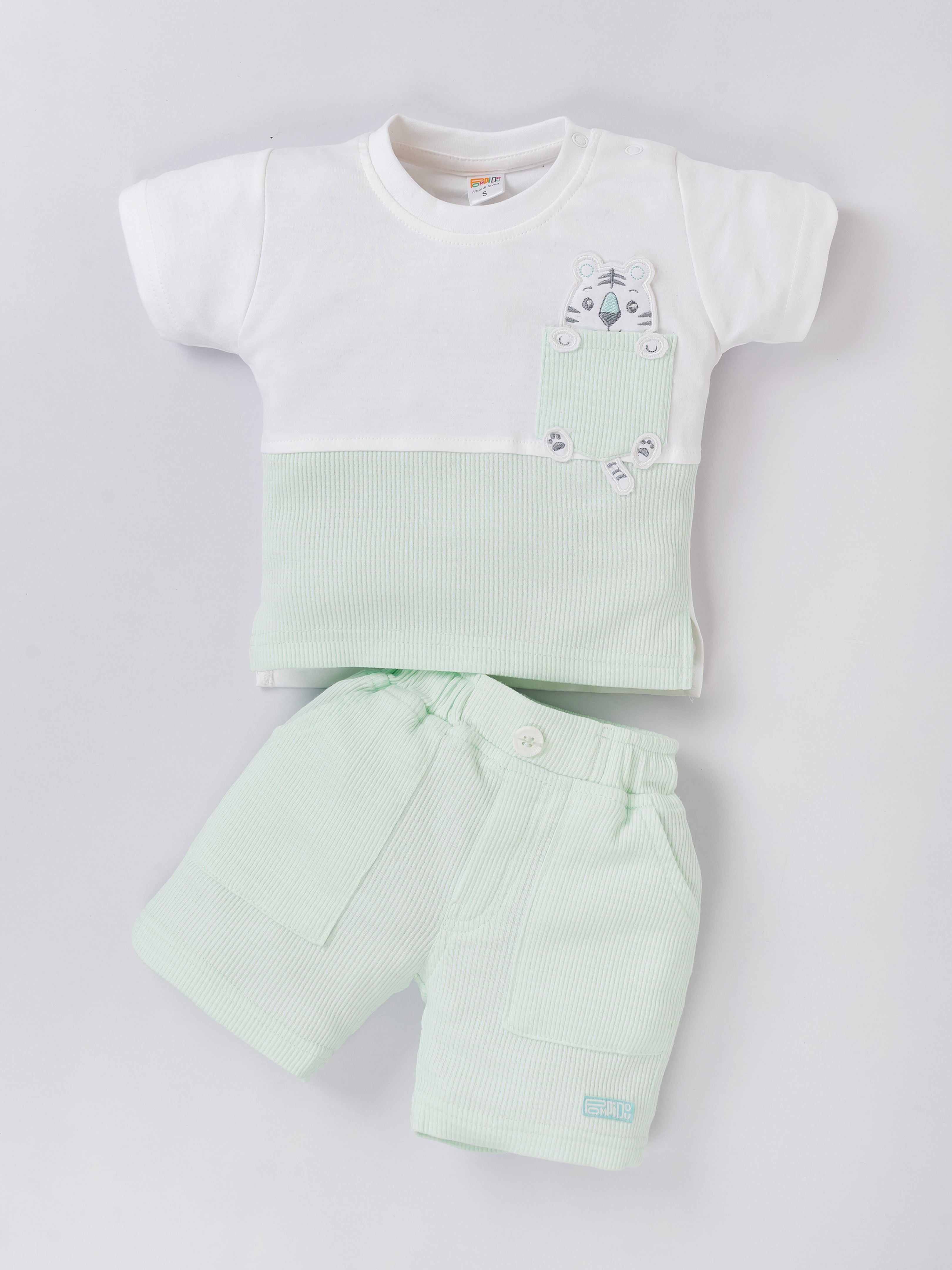 Baby Boys Casual Shirt with Shorts