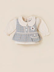 Girls Top and Pant Set with Inner Top