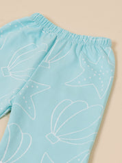 Baby Girls Graphic Printed Top and Matching Pants Set