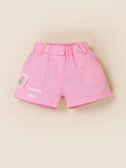 Baby Girls Collar Top and Shorts Clothing Set