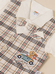 Baby Boy Plaid Vest & Trouser Set