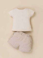 Baby Girls' Top and Shorts Clothing Set