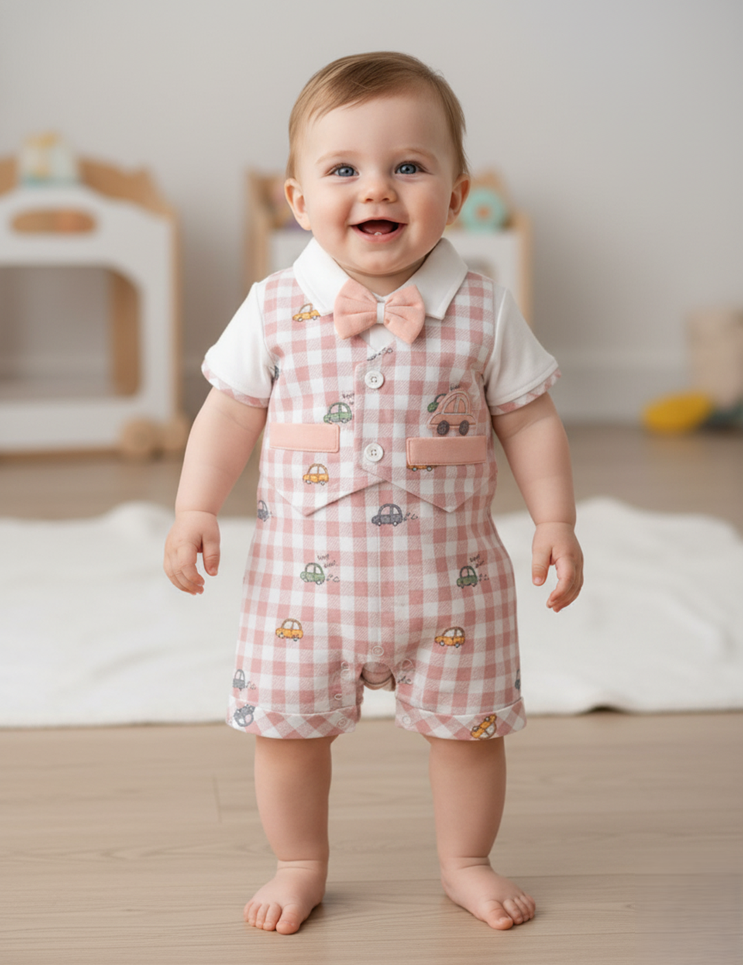 Half Sleeves Rompers For Baby Boys