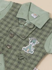 Baby Boy Plaid Vest & Trouser Set