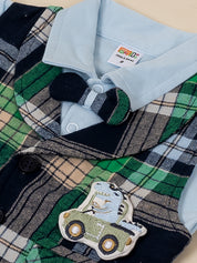 Baby Boy Plaid Vest & Trouser Set