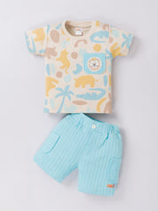 Baby Boys Casual Shirt with Shorts
