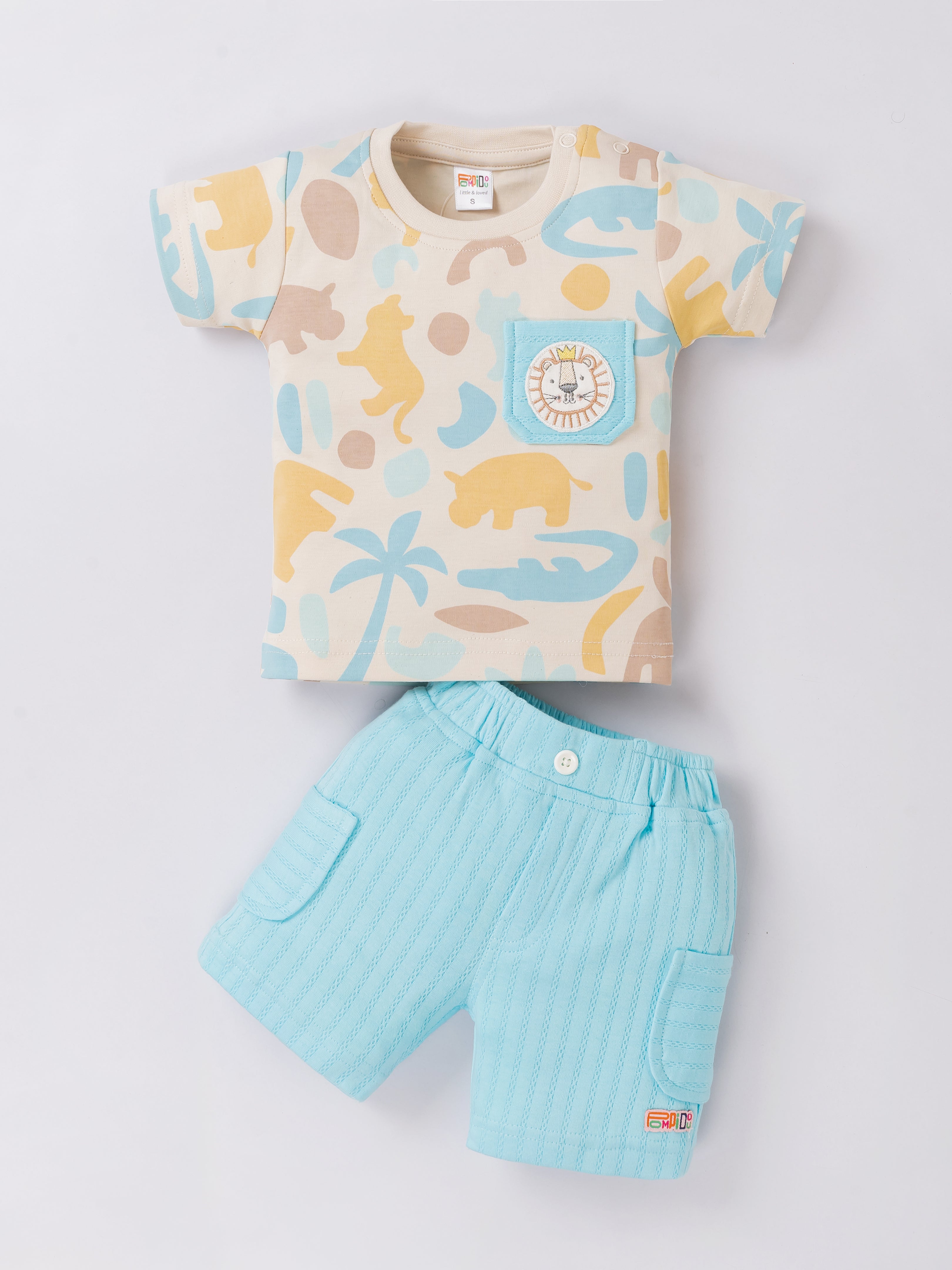 Baby Boys Casual Shirt with Shorts