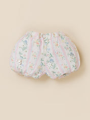 Baby Girls Peplum Top with Bloomer Shorts