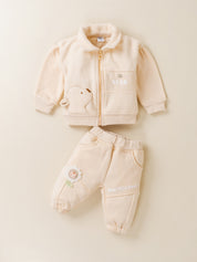 Winter Fleece Jacket & Jogger Pant Set