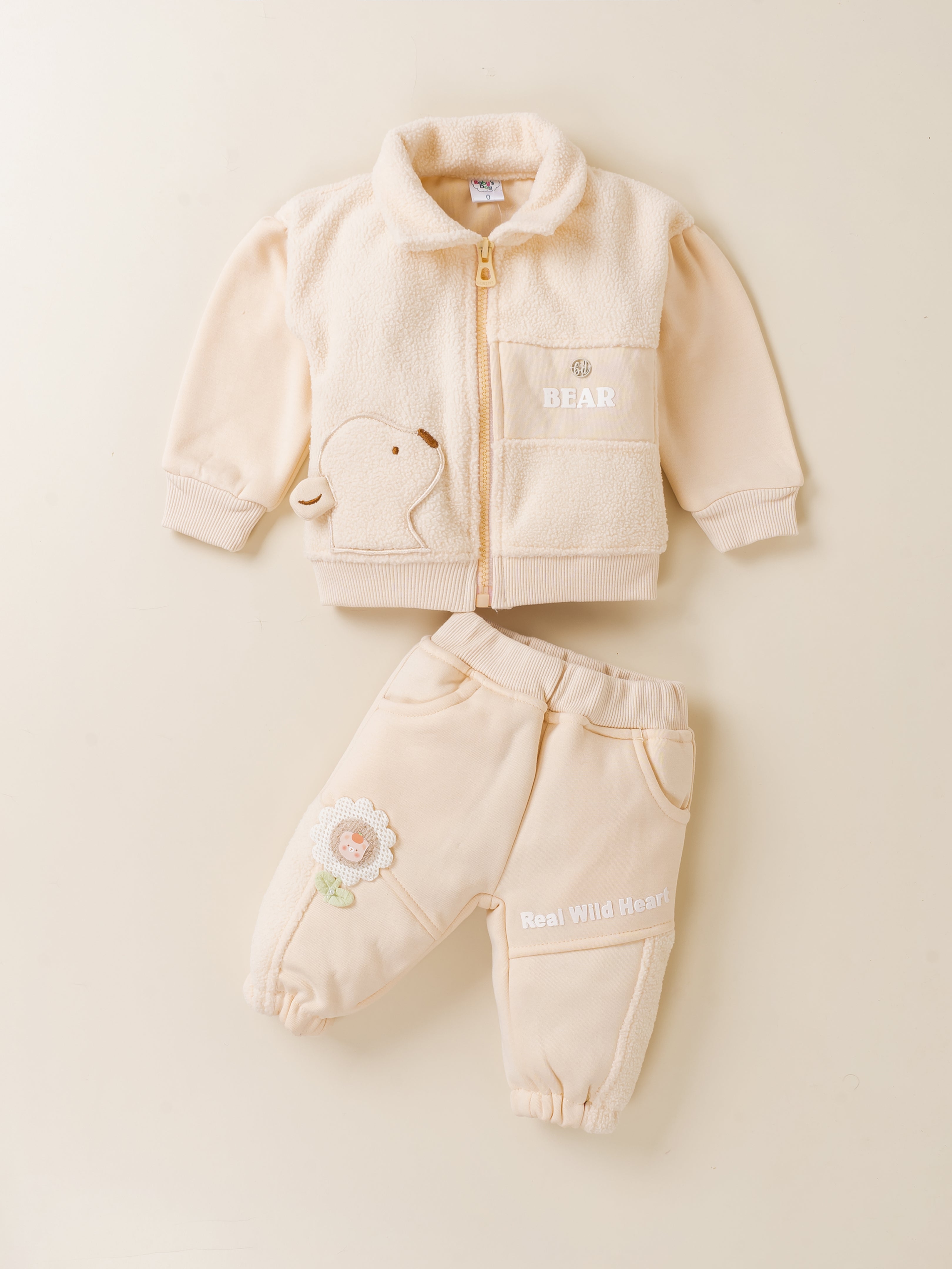Winter Fleece Jacket & Jogger Pant Set