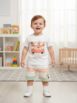 Baby Boys Casual Shirt with Shorts