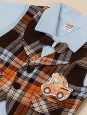 Baby Boy Plaid Vest & Trouser Set