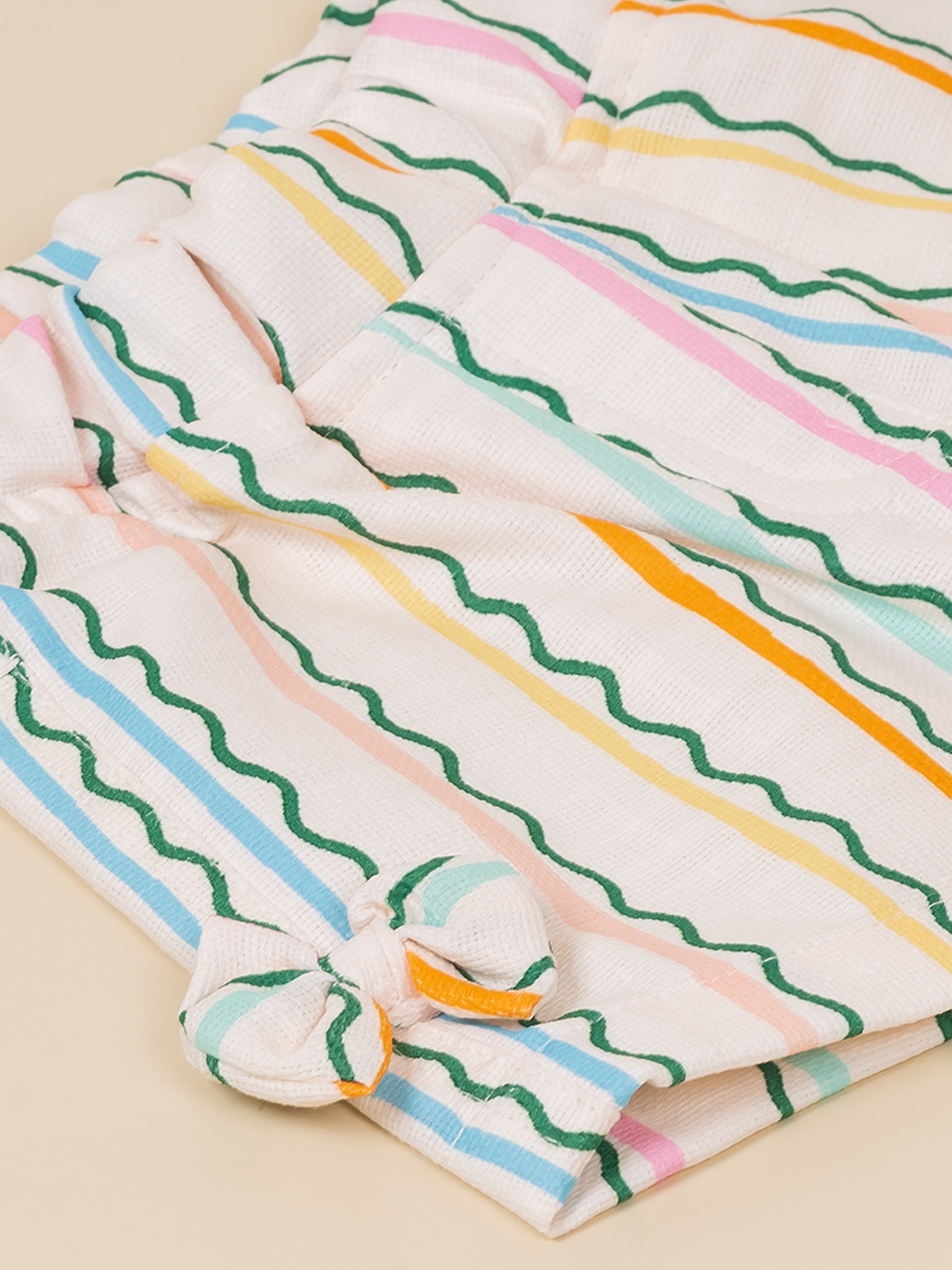 Baby Girls 2-Piece Ocean Shorts Set