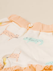Baby Girl Clothing Set with Top, Shorts & Bodysuit