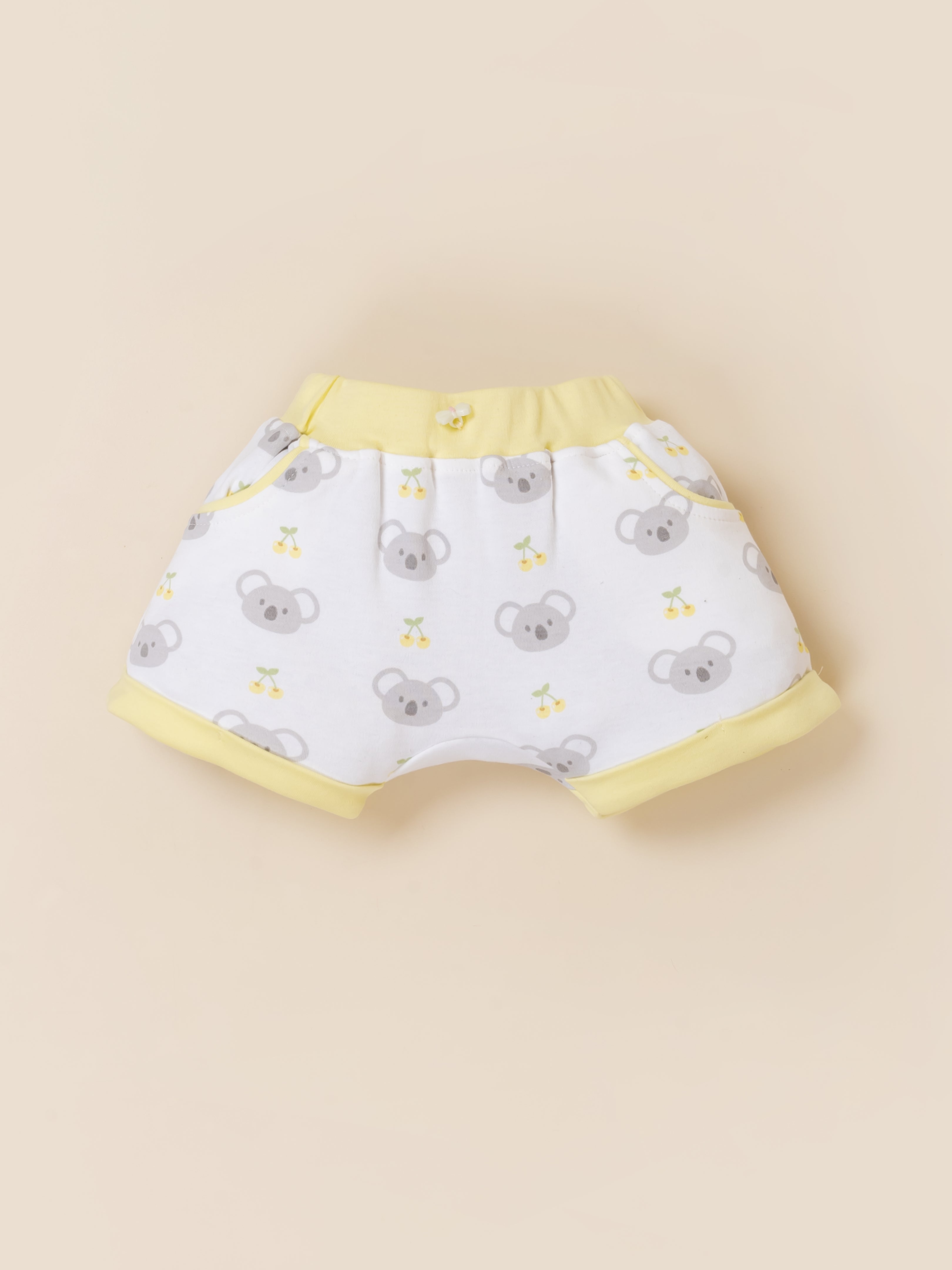 Baby Girl Clothing Set with Top, Shorts & Bodysuit