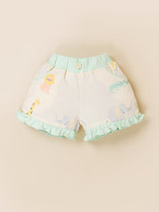 Baby Girl Clothing Set with Top, Shorts & Bodysuit